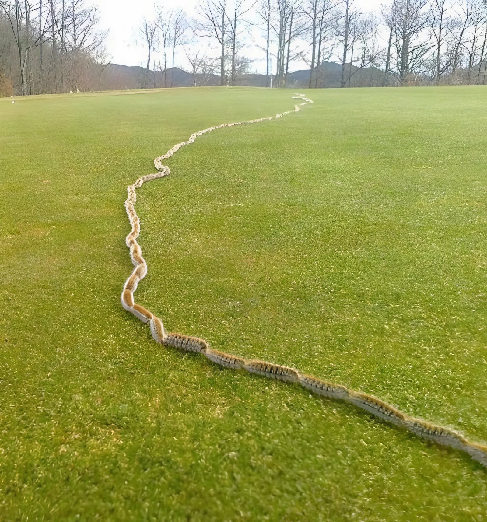 J’ai remarqué quelque chose d’étrange dans l’herbe et j’ai cru que c’était une simple corde, mais en regardant de plus près, j’ai crié de peur ! J’ai remarqué quelque chose d’étrange dans l’herbe et j’ai cru que c’était une simple corde, mais en regardant de plus près, j’ai crié de peur !