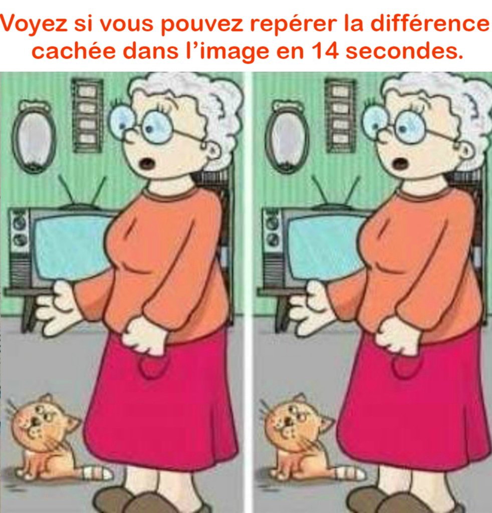 Pouvez-vous trouver la différence entre la grand-mère et le petit-fils sur la photo en 12 secondes ?